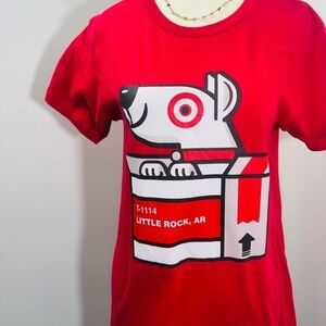 Zuni Target Men's Red T-Shirt Short Sleeve Classic Fit Shirt Round Neck Size S